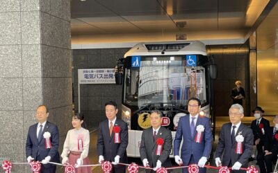 BYD entrega 4 ônibus elétricos para o primeiro circuito de transporte público 100% elétrico do Japão