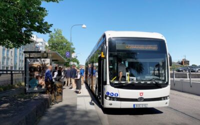 Suécia recebe duas frotas de ônibus 100% elétricos da BYD