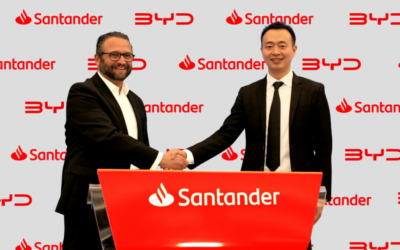 BYD amplia parceria com o Santander e oferece soluções financeiras para seus veículos elétricos no México