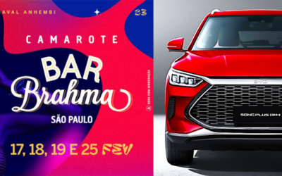 Camarote Bar Brahma e BYD se unem por um Carnaval mais sustentável