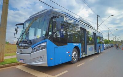 Ribeirão Preto recebe ônibus 100% elétrico para teste operacional