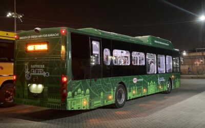 BYD lança o primeiro ônibus 100% elétrico no Paquistão