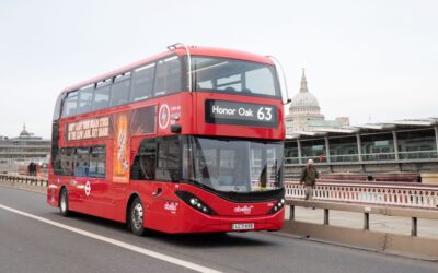 BYD fornece 29 ônibus elétricos de dois andares para a Abellio London, da Inglaterra.