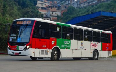 Mauá aprova dois ônibus 100% elétricos da BYD em operação