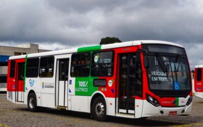 Mais dois ônibus 100% elétricos da BYD passam a operar em Diadema em julho