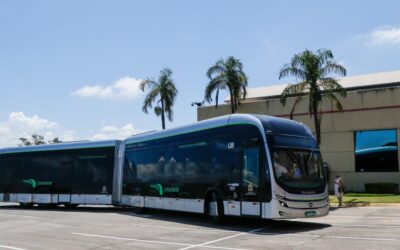 BYD apresenta primeiro ônibus articulado 100% elétrico fabricado no Brasil, para Linha Verde de São José dos Campos, em São Paulo