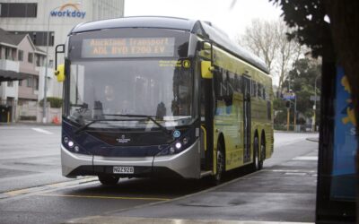 BYD entrega o primeiro ônibus elétrico extra-grande BYD ADL Enviro200EV XLB na Nova Zelândia