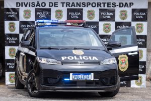 BYD entrega elétrico D1 EV à Polícia Civil paulista para avaliação