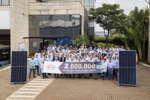 BYD Energy atinge a marca de dois milhões de módulos fotovoltaicos produzidos no Brasil