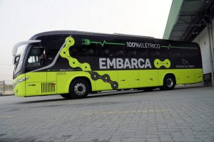 Princesa dos Campos e Embarca realizam primeira operação com ônibus elétrico em Curitiba