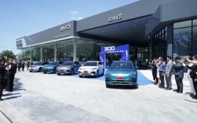 BYD conta com mais de 300 concessionárias na região Ásia-Pacífico