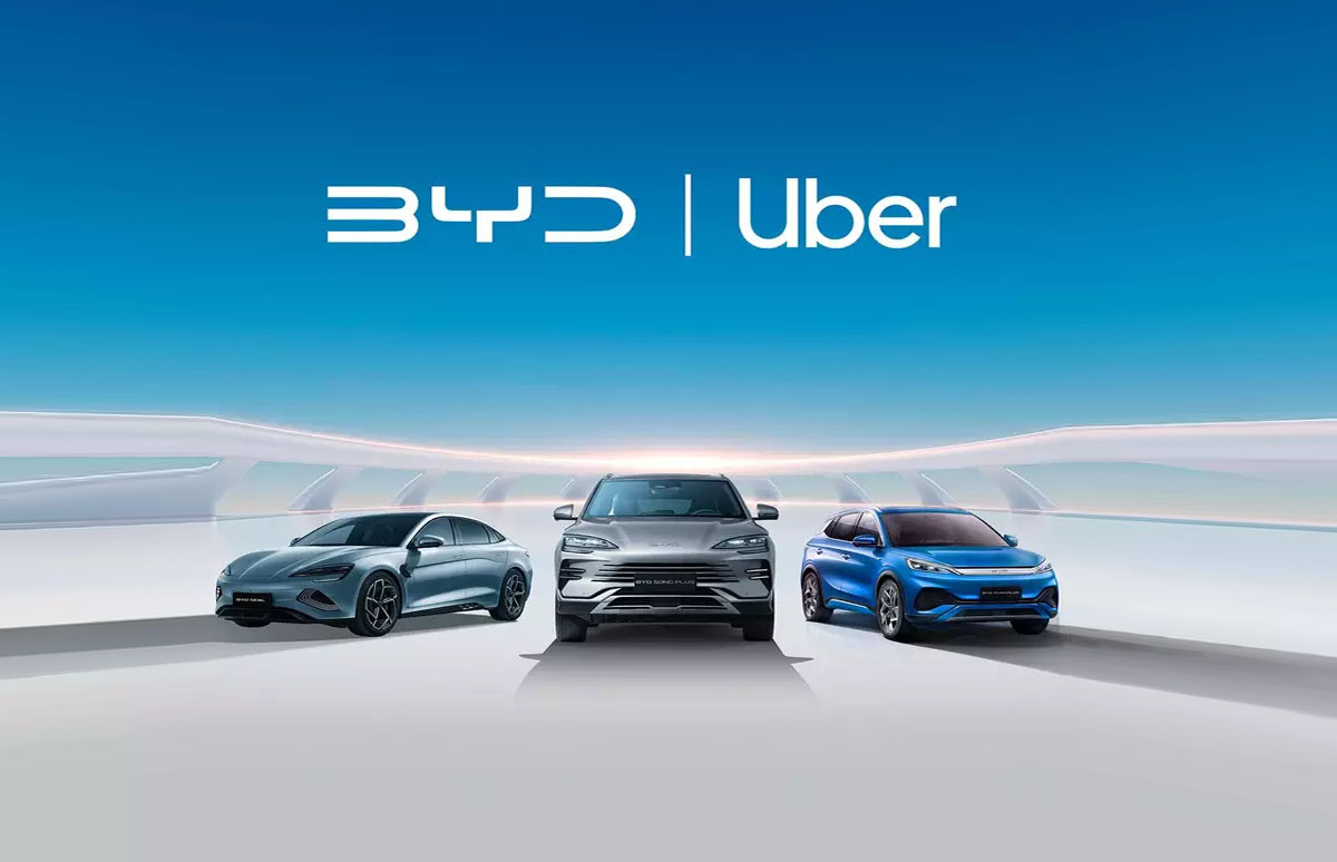 BYD e Uber se unem para acelerar transição global para veículos elétricos